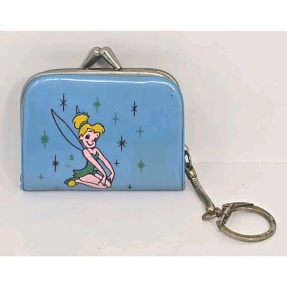 1960\'s Disneyland Park Vinyl Coin Purse Tinker Bell Original Souvenir 2.5\